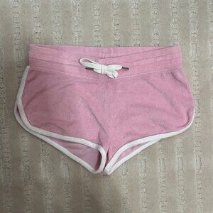2000s Juicy Couture terrycloth Tracksuit Micro mini shorts